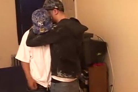 gorgeous ebony boys doggy style drilling