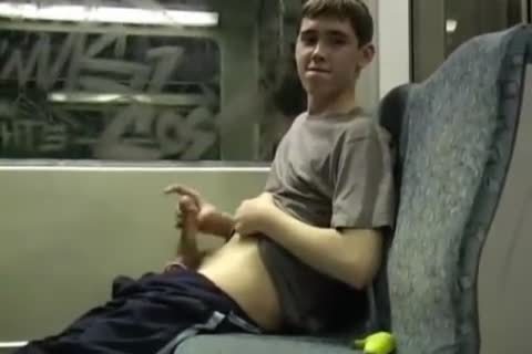My chapfriend Filmed Me On The train When I wank Part