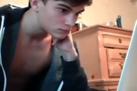 concupiscent lad strips nude On cam