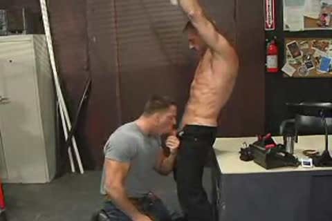 Two Muscle boys In Leather Boots