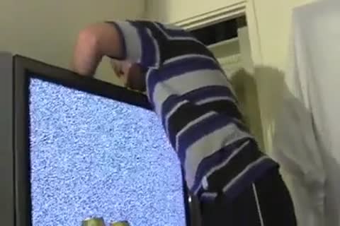 The TV Repair man Is Cumming