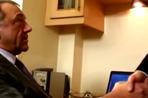 lad pokes His older Boss