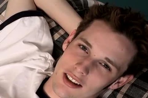 Jarrod Enjoys A good jack off And Squirting Over His Body