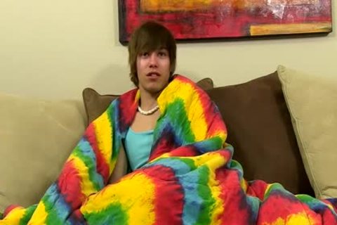 Emo teen Jacking Off His Uncut shlong And butthole Dildoing