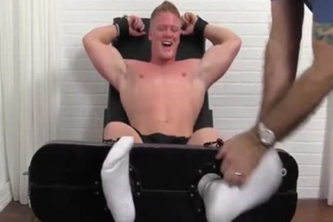 Hunky chap Seamus thonged And Tickled