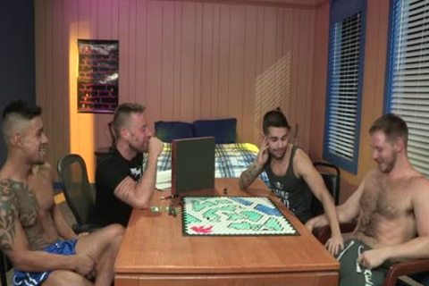 Muscle Bear Flip Flop With sperm flow