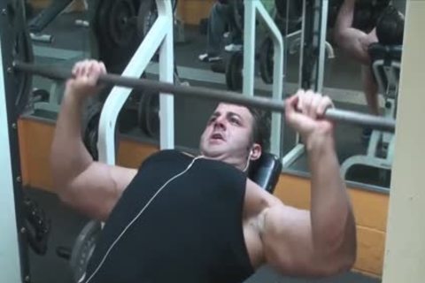 Frank Takes A bathroom & Works Out