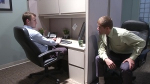 Str8togay.com - Inked Christian Wilde anal fucking in collar