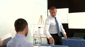 The Gay Office - Bryce Star is tattooed hunk