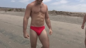 SeanCody.com: Latin Ollie beside Tanner receiving facial