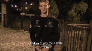 CzechHunter: Weird 18 yr old feels up to hard slamming