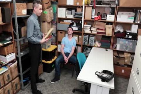 lusty Security Guard Unlawfully nails A Perps slutty butthole