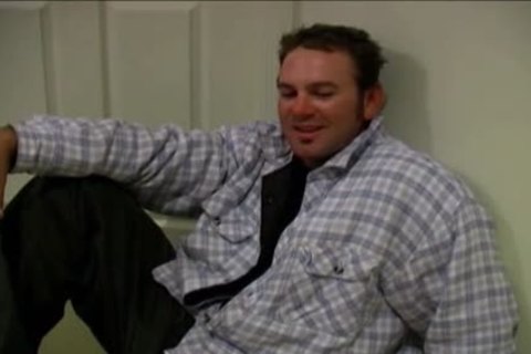 hairy Blue Collar man