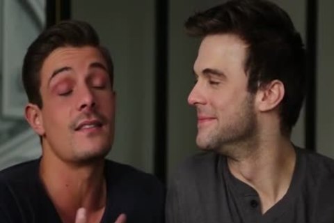 thick dong homosexual ass sex With sperm flow