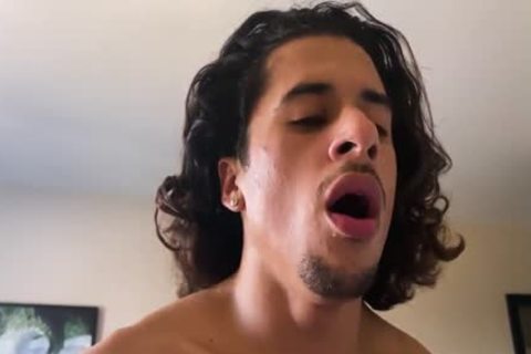 Armond Has long Hair Now ( And Still loves bare knob)