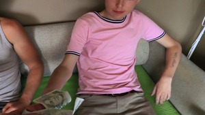 Czech Hunter - Pierced young twink playing with big dick guy