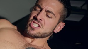 DrillMyHole.com: Tattooed Dante Colle throat fuck flip flop