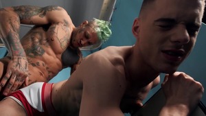 BROMO.com - Muscle Lev Ivankov next to Bo Sinn spanking