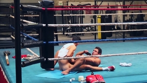 RealityDudes: Alex Rim wearing boxers handjob in the gym