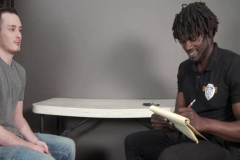 Nervous lad Barebacked By Mall Cop