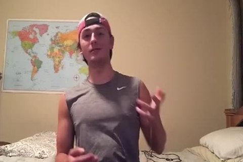 straight teen Masyn Thorne Inside During Quarantine Strokes His shlong For Members