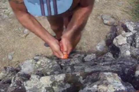 Cocaman gigantic rod grandad Outdoor Exhibitionist Compilation