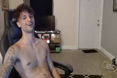 males Touching And Caressing Each Other Live