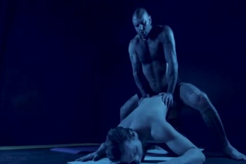 Yoga Trainer Helps Stretch An butthole gap