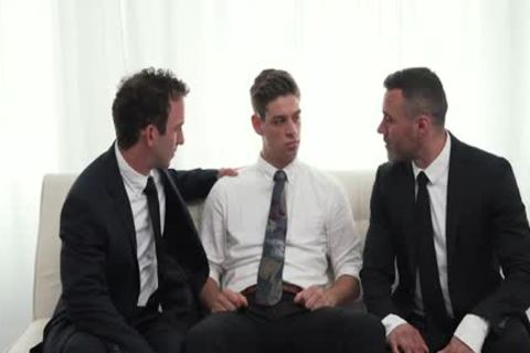 MormonBoyz - Two Hung Religious men fuck A Missionary teen