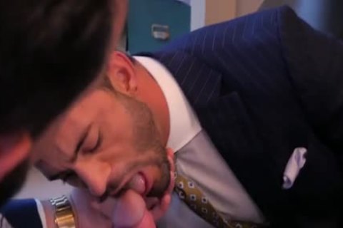 Muscle gay pooper poke Suit spunk flow