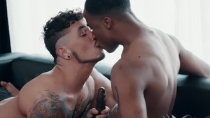 NoirMale.com: Ebony Trey Donovan butt fucking