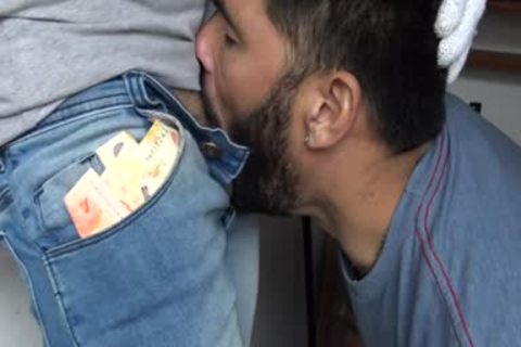 Tattooed Latin gets supplementary specie To Ride Stranger's penis