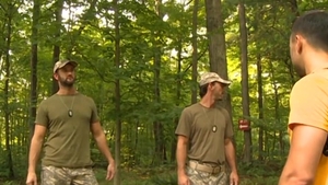 DaddySexFiles.com - Parker wearing military together with Joe
