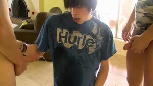 Emo twink acquires A Hosedown! - Dustin, Trevor, Tyler, Rad And Ian
