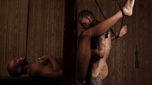 MEN.com: Athletic Trent King and pierced Bo Sinn bondage