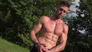 East Boys: Muscled Daniel Donovan supermodel fitness scene
