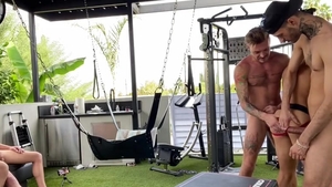 Gym fuckfest
