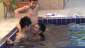 GayAsianNetwork: Hottest asian friend delight tugged sex scene