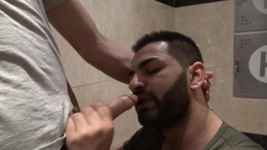 ClubBangBoys: Amateur Blowjob cumshot in public