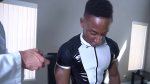 ManUpFilms - Wesley Woods wearing spandex bareback blowjob