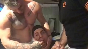 William Seed Teddy Torres And A Smart lad Homemade blow job