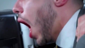 males At Play-Allen King slams Luciano.