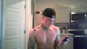 horny Tattooed twink