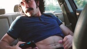 almost CAUGHT stroking In The PARKING Lot ON My LUNCH BREAK while SEXTING A FAN In My CAR