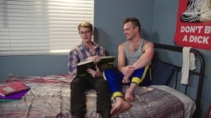 Next Door Twink: Stress-Relief Rimming with Trevor