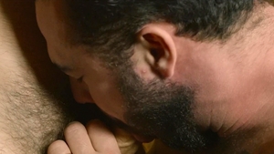 Muscular Master Takes Shy Dario for a Ride