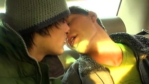 Intense Kissing and Acrobatics from Young Gays