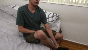 Latin Leche: Money Talks: Hunky Teen Undresses