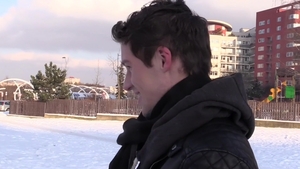 Czech Hunter: A Young Cutie in the Snowy Suburbs