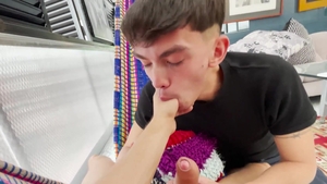 AmateurGayPOV: Angry Latin Twink Gets Help